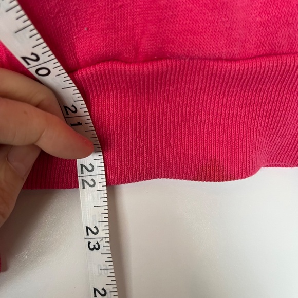 Vintage Yosemite Kid's Pullover Sweatshirt, 1980s, Hot Pink, Size L - Picture 9 of 10
